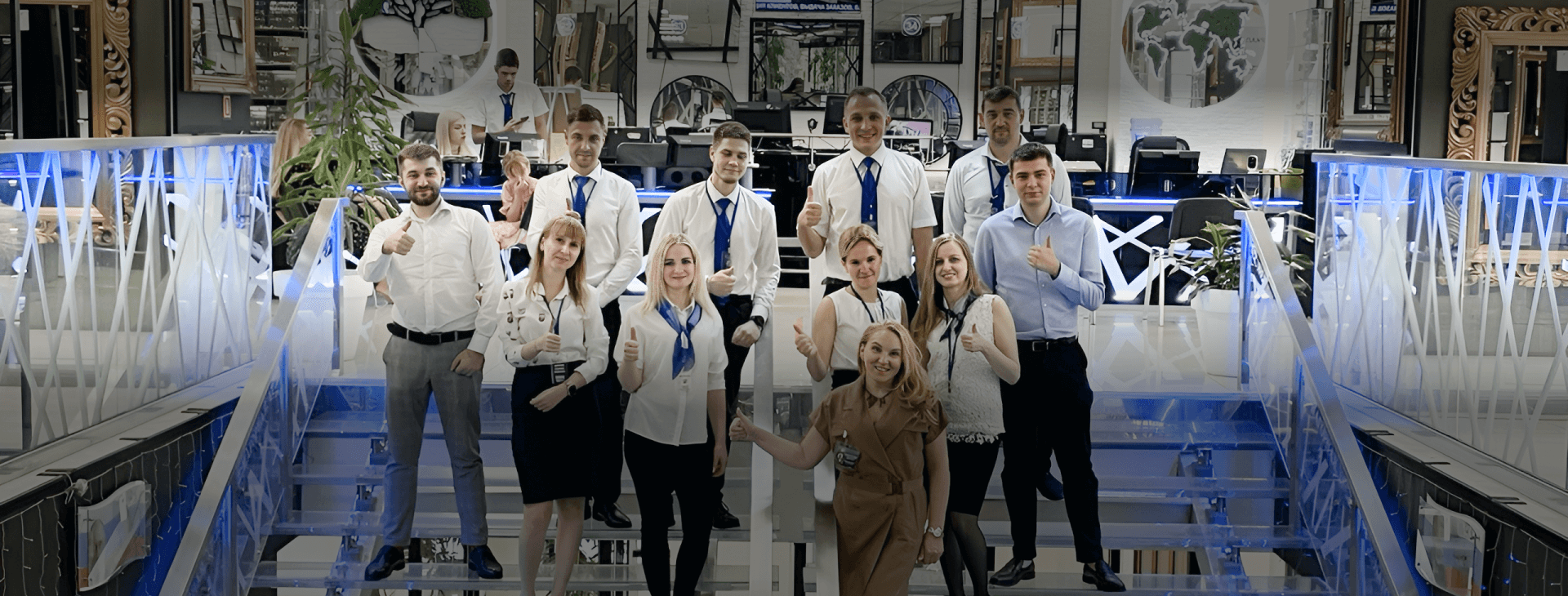 Коллектив Московской зеркальной фабрики