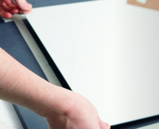 Установка стекла