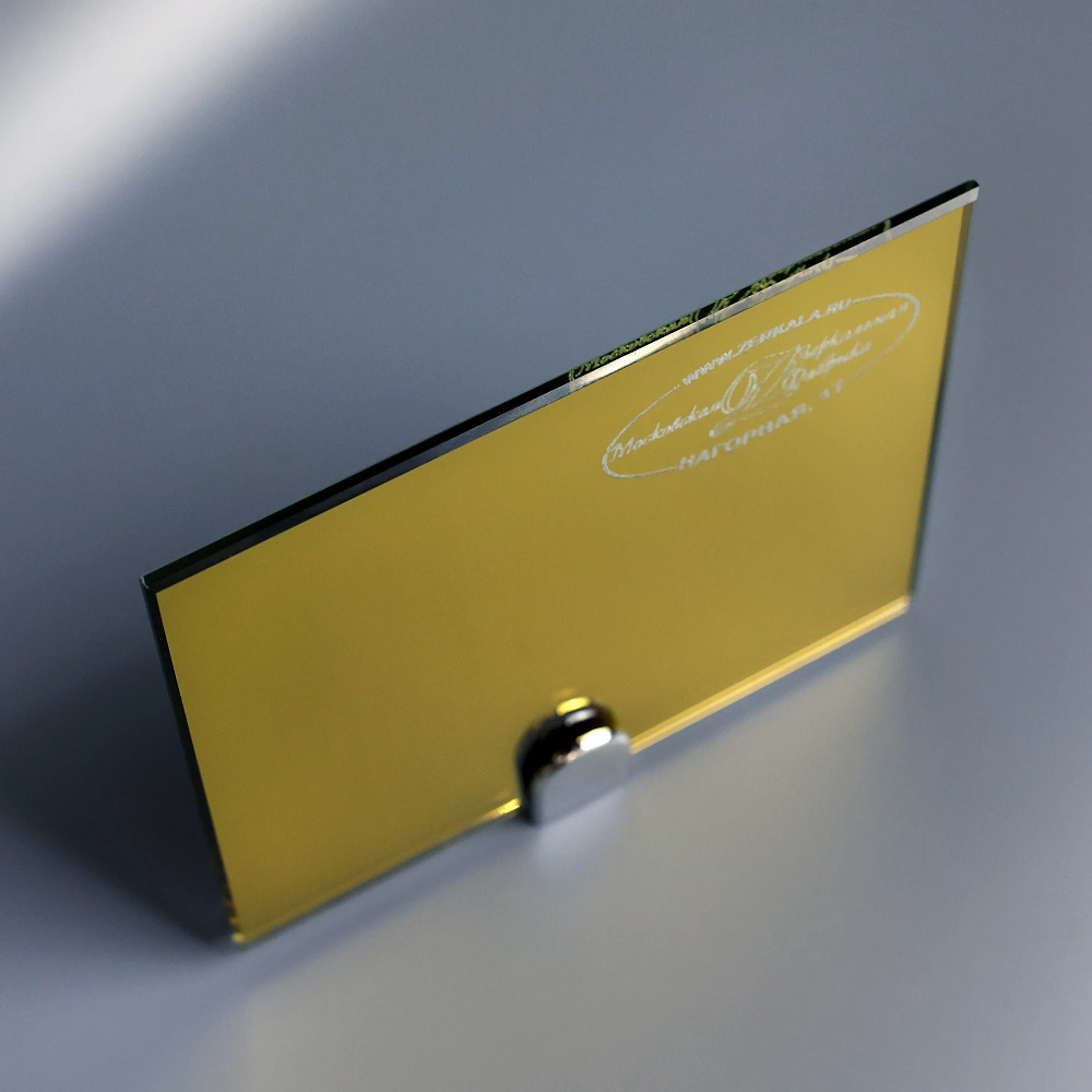 Московская Зеркальная Фабрика | Зеркало 4мм Antique Mirror YELLOW GOLD